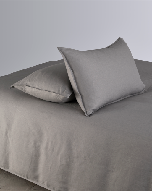 French Linen Soft Piping Bedlinen Set