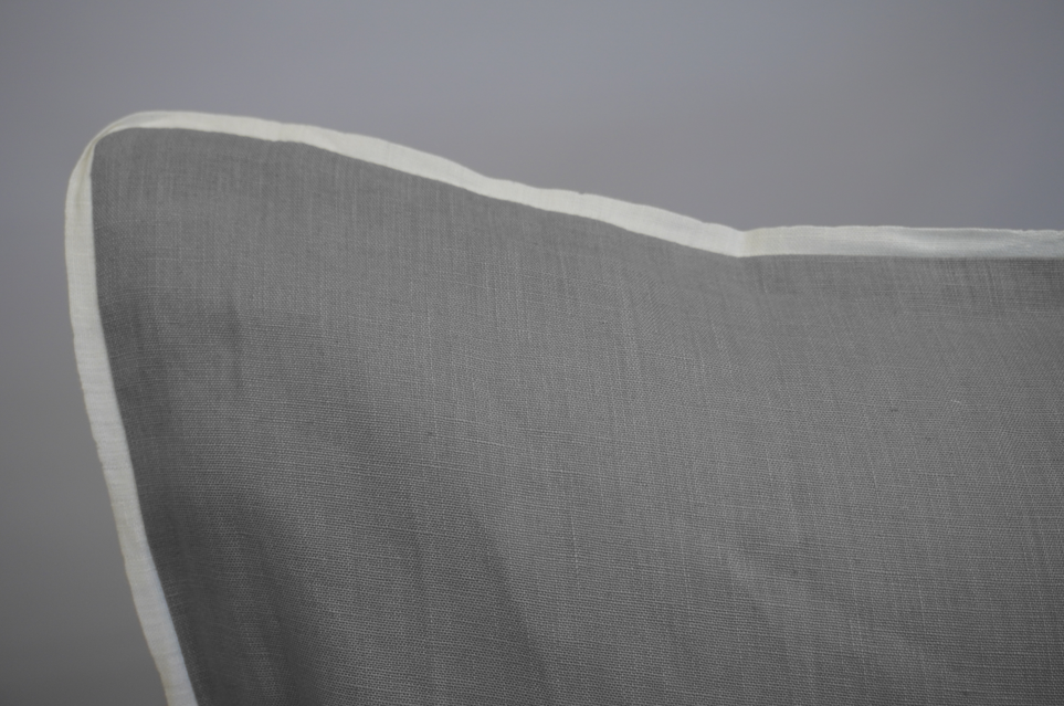 French Linen Soft Piping Bedlinen Set